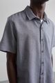 Camisa MC Texture Waffle Grafite -5-